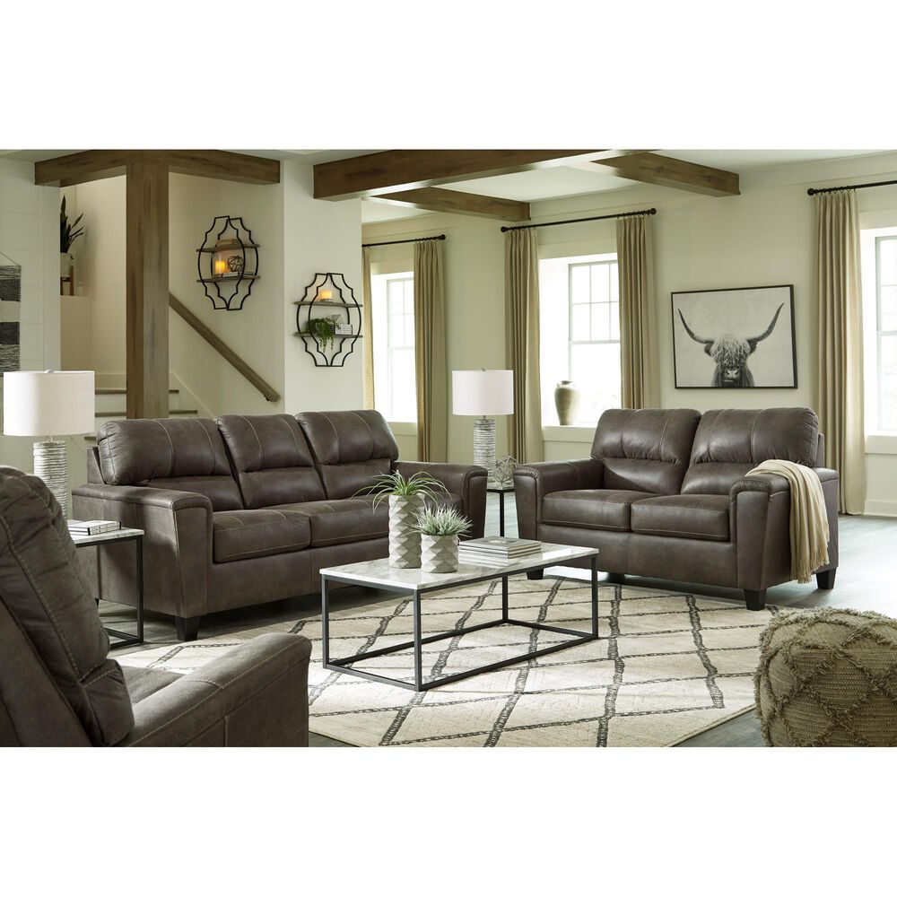 Ashley Navi Rocker Recliner in Smoke, , large