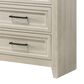 Crown Mark Lorraine 6 Drawer Dresser and Mirror in Antique White, , large