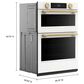 KitchenAid 30" Smart Combination Microwave Wall Oven with Air Fry Mode in Porcelain White, , large