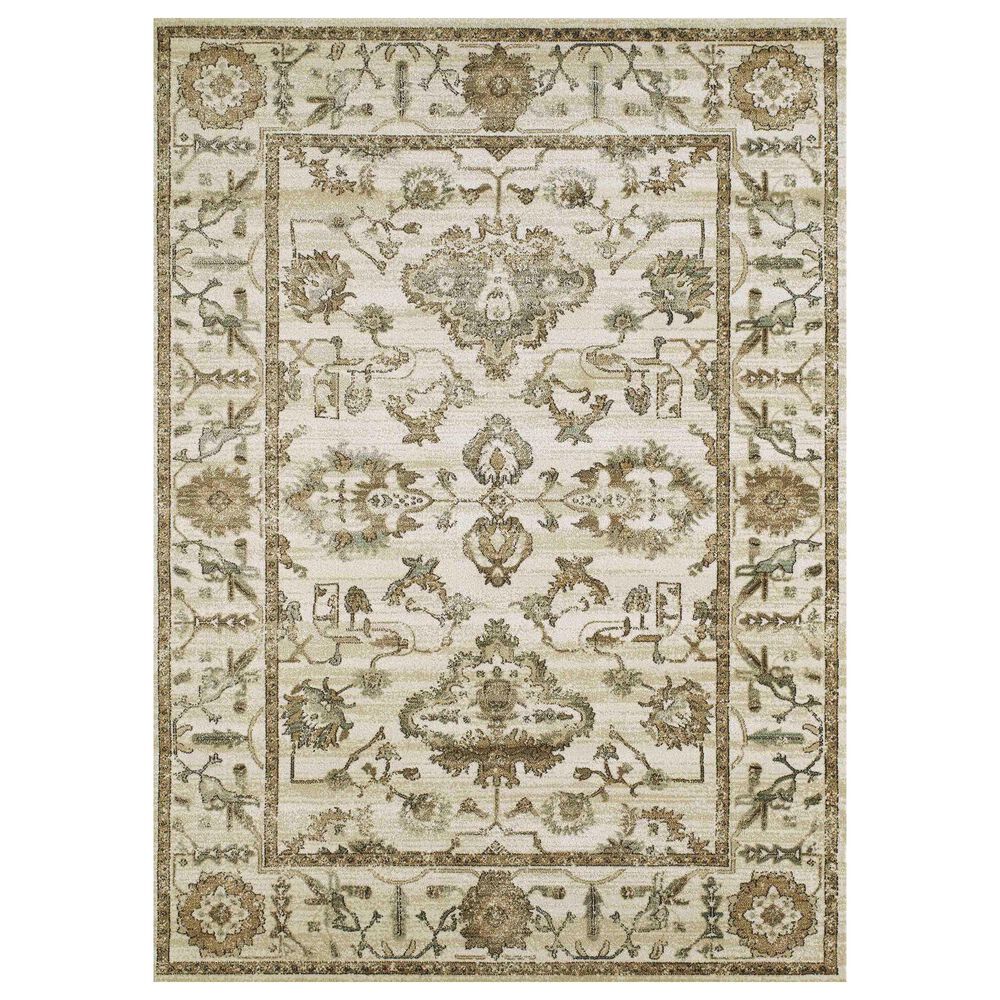 Radici USA Colloseo 3562 7'10" x 10'6" Bone Area Rug, , large