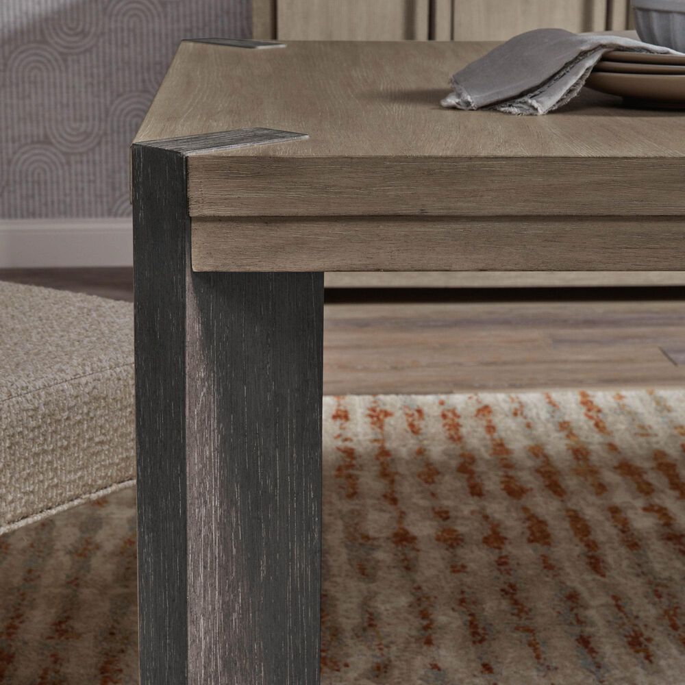 Chapel Hill Anderson Park Dark Dining Table in Moose Trail and Frontier Brown - Table Only, , large