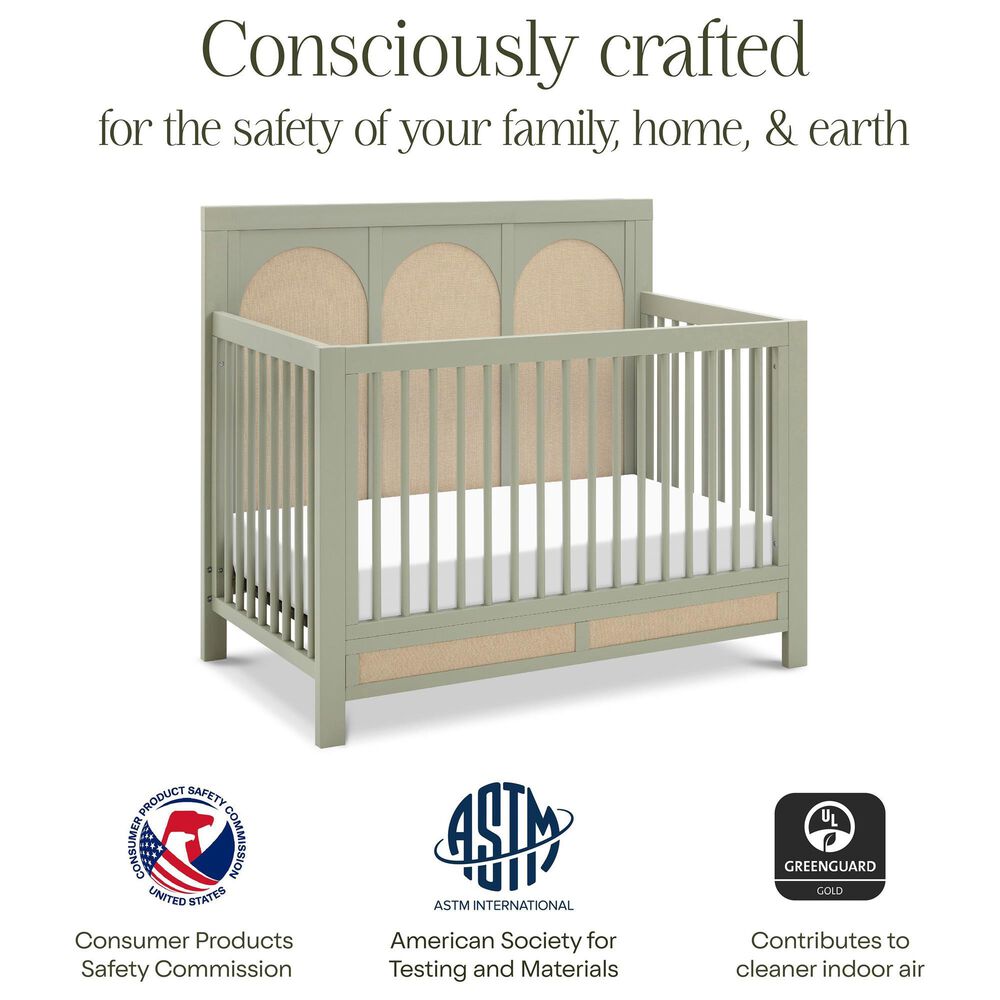 DaVinci Eloise 4-in-1 Convertible Crib in French Sage, , large