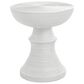 Hearth and Haven Outdoor Round Side Table with Ribbed Texture in White, , large