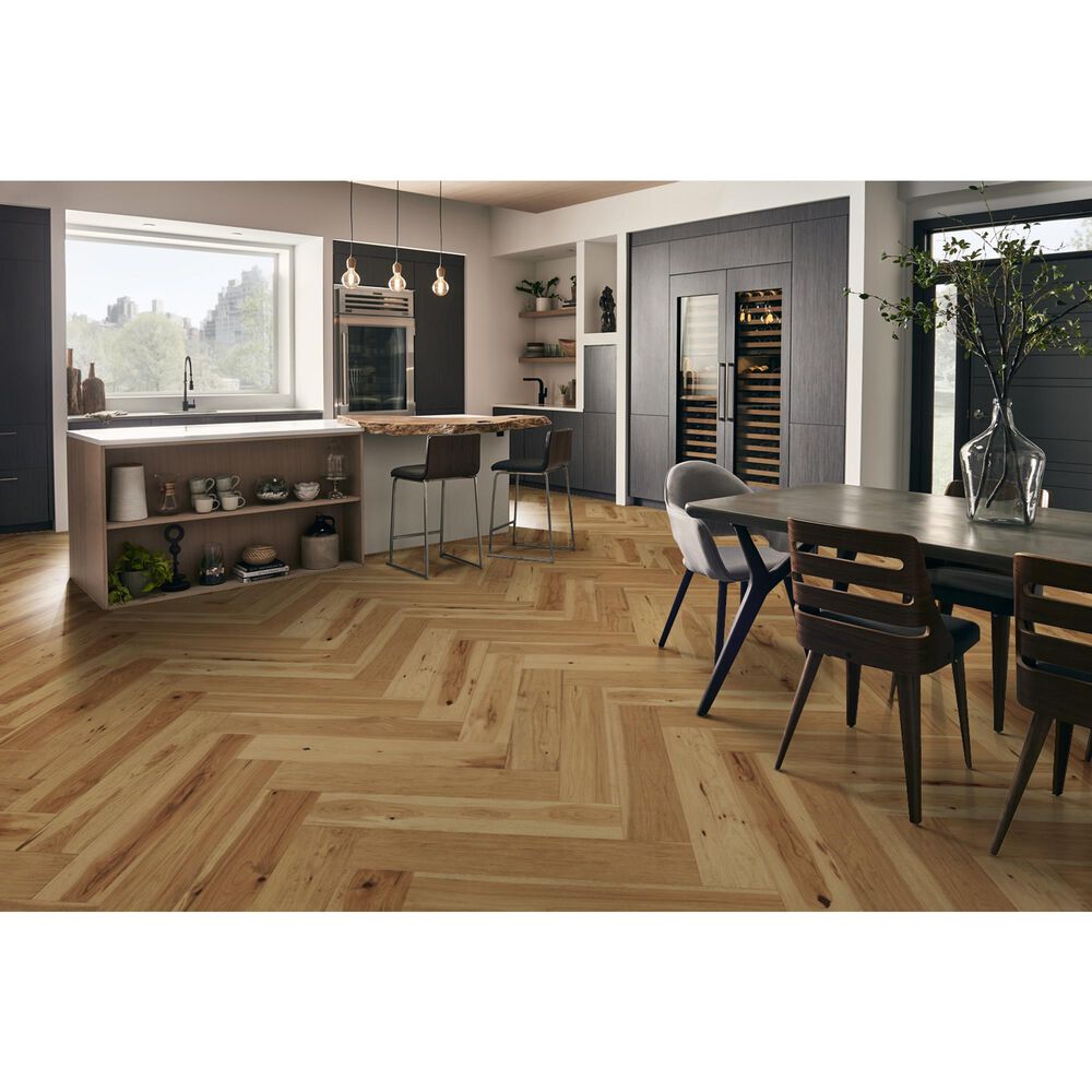 Mannington Maison Provence Herringbone Champagne Hickory Engineered Hardwood, , large