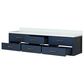 Lexora Home Castor 80" Double Bathroom Vanity in Blue with 2 cm White Quartz Top and Rectangular Sinks, , large