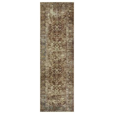 Magnolia Home Sinclair 2"3" x 11"6" Rust and Lagoon Runner, , large