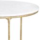 Crestview Collection Athens Cocktail Table in White and Gold, , large