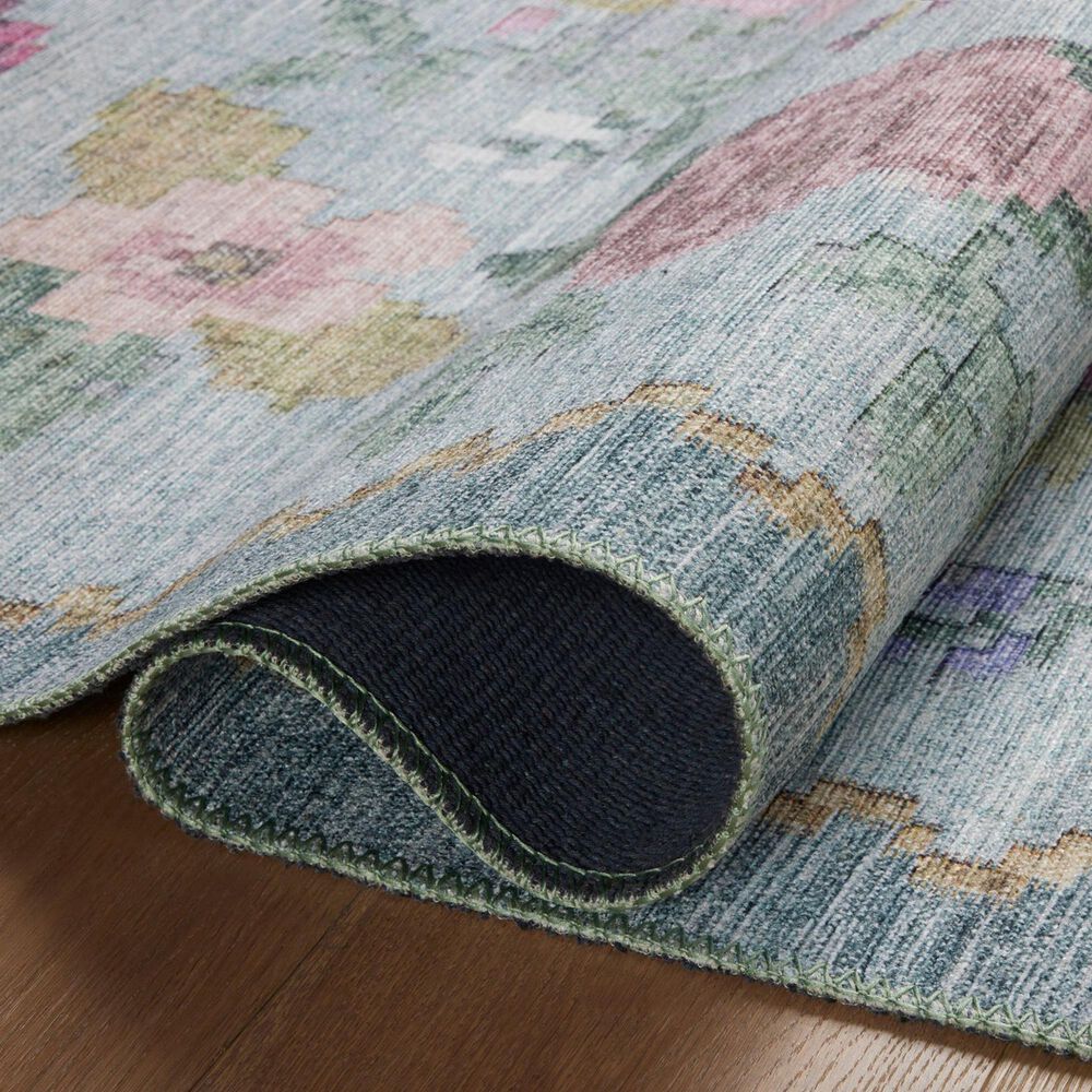 Rifle Paper Co Rosa Antique Rose 2&#39;3&quot; x 3&#39;9&quot; Sky Area Rug, , large
