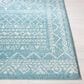 Safavieh Tulum TUL268K 8" x 10" Turquoise and Ivory Area Rug, , large