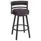 Blue River Madrid 26" Counter Stool with Brown Back and Seat in Auburn Bay, , large