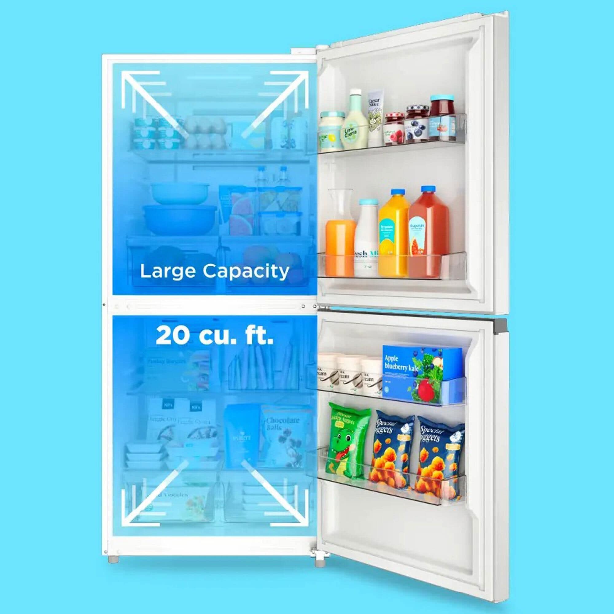 Midea 20 Cu. Ft. Convertible Freezer in White