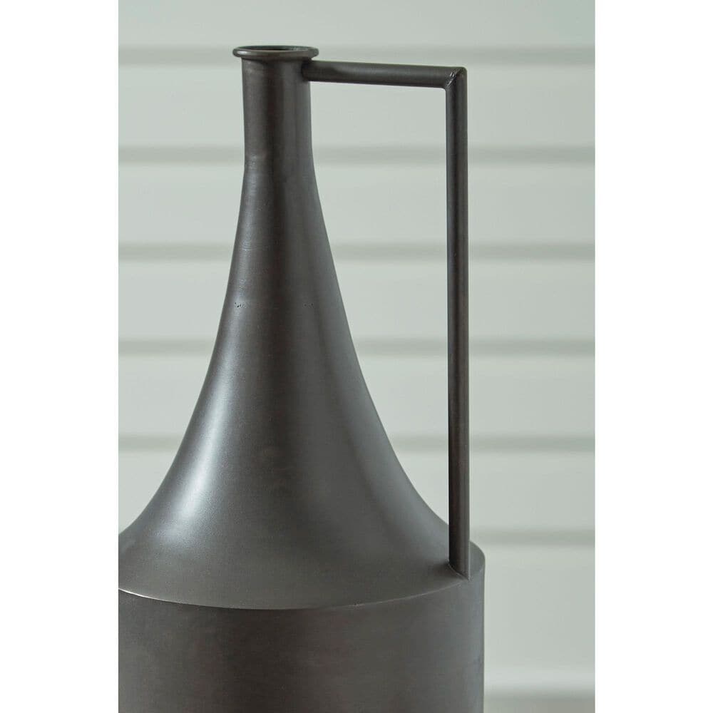Ashley Zainforth 20&quot; Vase in Distressed Brown, , large