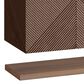 James Martin Vanities Marcello 72" Wall Mounted Double Bathroom Vanity in Chestnut with 3 cm Parisien Bleu Quartz Top and Rectangular Sinks, , large