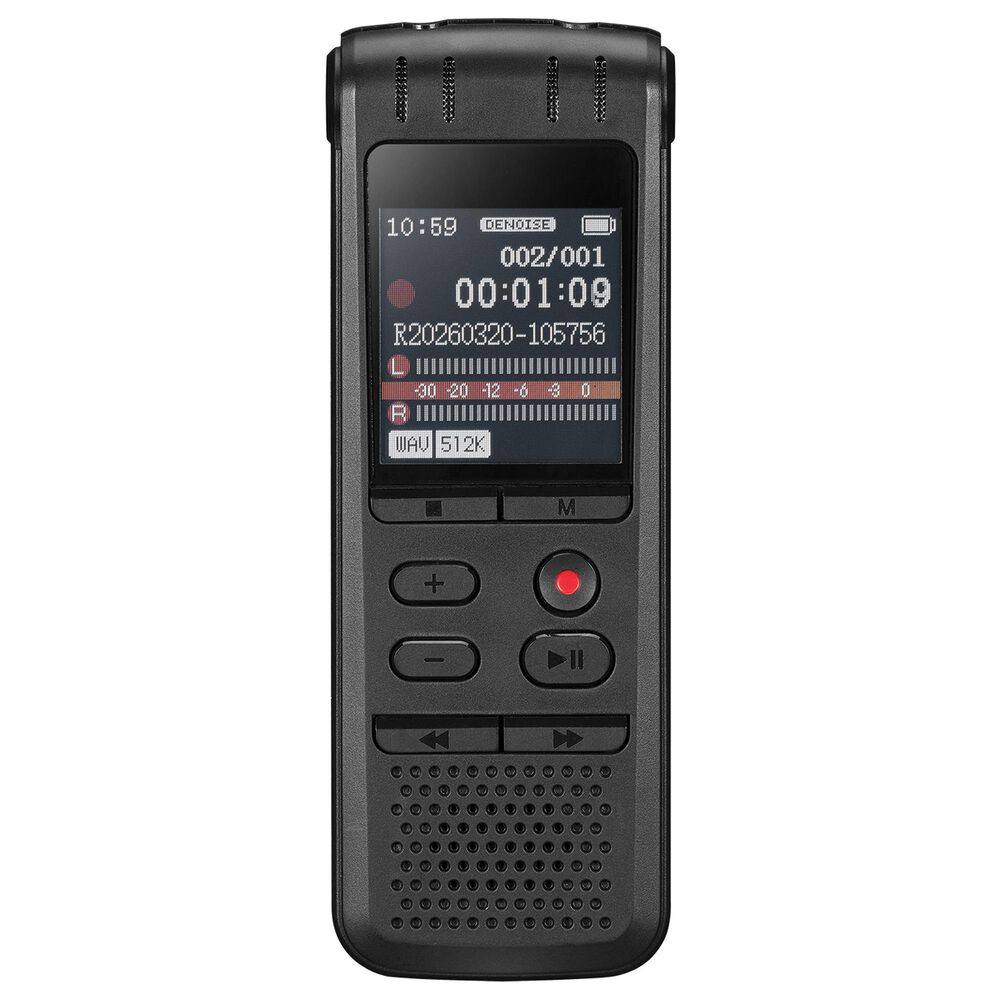 GPX Digital Voice Recorder in Black, , large
