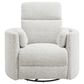 Simeon Collection Power Swivel Glide Recliner in Tatum River Rock, , large