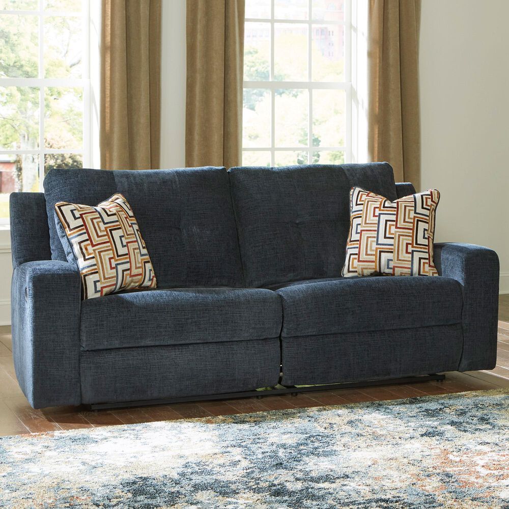 Ashley Danum Manual Reclining Sofa in Ink, , large