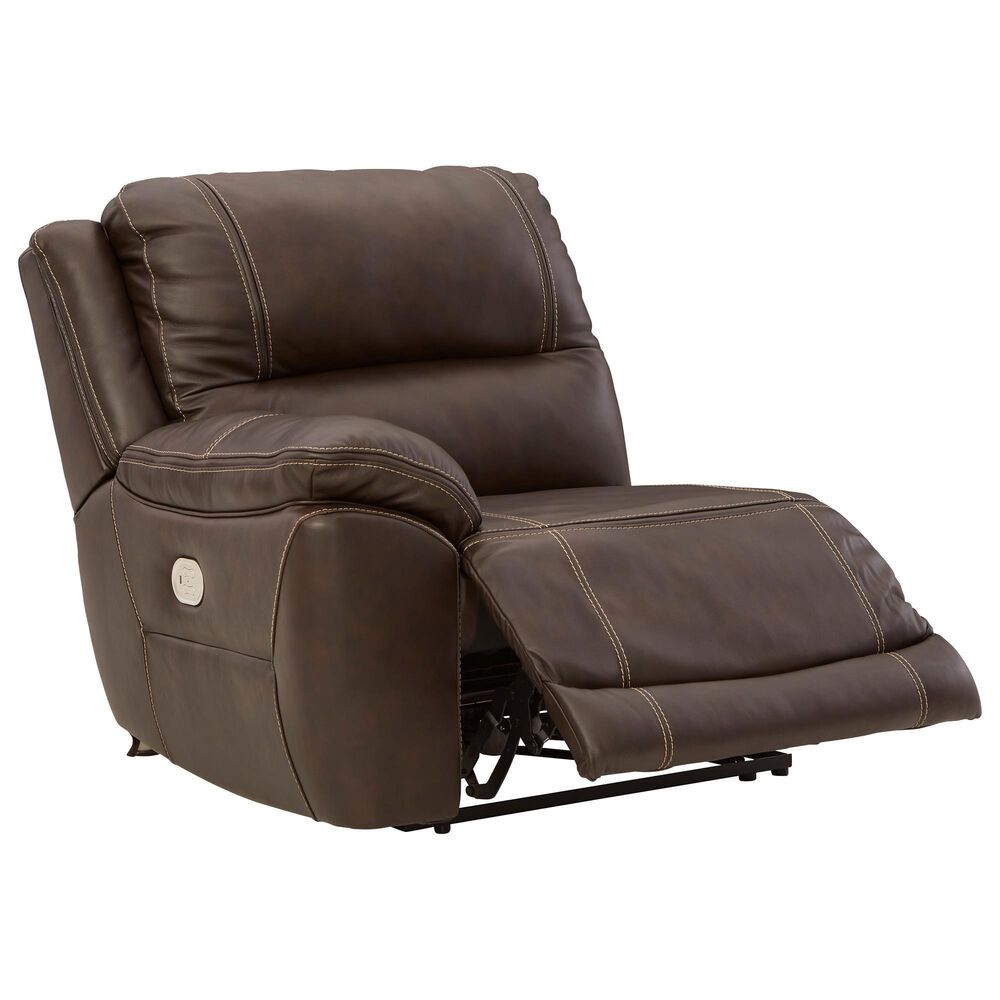 Signature Design by Ashley Dunleith 6-Piece Power Reclining Curved Sectional in Chocolate, , large