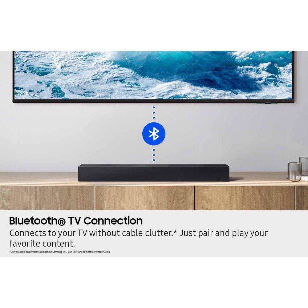 Samsung B-Series 2.0 Channel All-In-One Soundbar with Built-In Woofer in Titan Black, , large