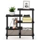 HOMLUX Turn-N-Tube 5-Tier Accent Display Rack in Espresso and Black, , large