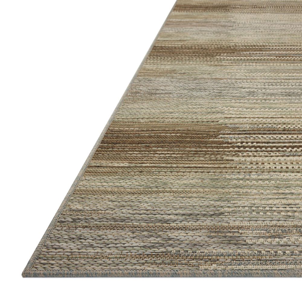 Loloi Saylor Earth and Natural 7'6" Round Indoor/Outdoor Area Rug, , large