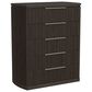 Mayberry Hill Sylvie 5 Drawer Chest in Dark Brown, , large