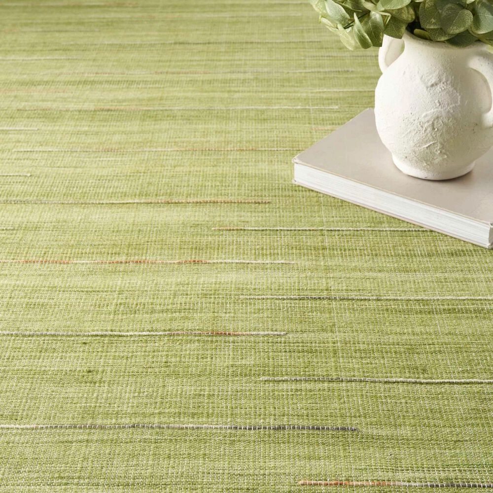 Nourison Interweave 5&#39;3&quot; x 7&#39;3&quot; Green Area Rug, , large