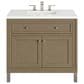 James Martin Vanities Chicago 36" Single Bathroom Vanity Cabinet in Walnut Whisper, , large