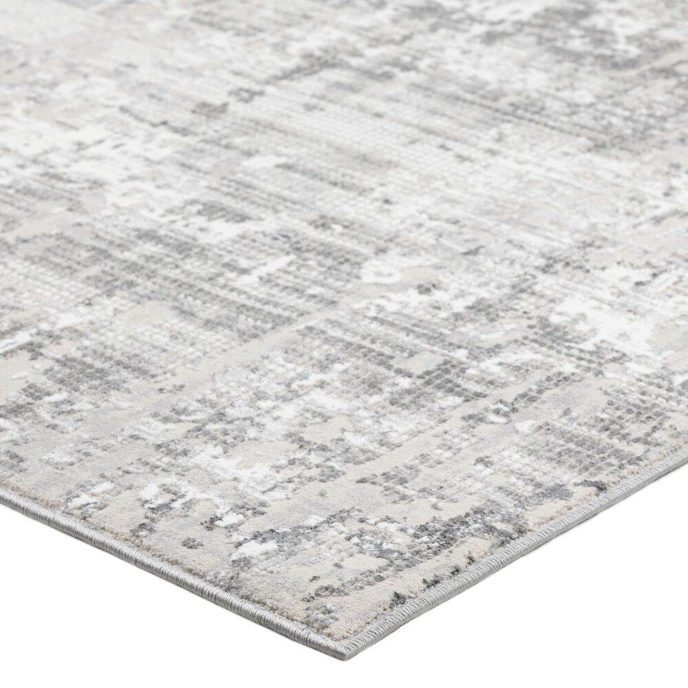 Dalyn Rug Company Rhodes Striped 3&#39;2&quot; x 5&#39;1&quot; Silver Area Rug, , large
