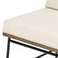 Four Hands Westgate Crete Dining Chair with Savile Flax Cushion in Black, , large