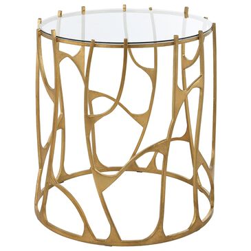 Uttermost Ritual Side Table in Aged Gold, , large