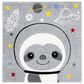 Safavieh Carousel CRK140 4" Square Grey and Ivory Kids  Area Rug, , large