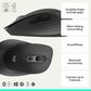 Logitech Signature Comfort Wireless Mouse in Black, , large