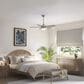 Hunter Anisten 44" Indoor Ceiling Fan with LED Light in Brushed Nickel, , large