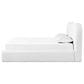 Urban Home Elena Uph Queen Upholstered Bed in Vanilla, , large