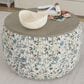 Emerald Home Furnishings Cecily Storage Ottoman in Blue Meadow, , large