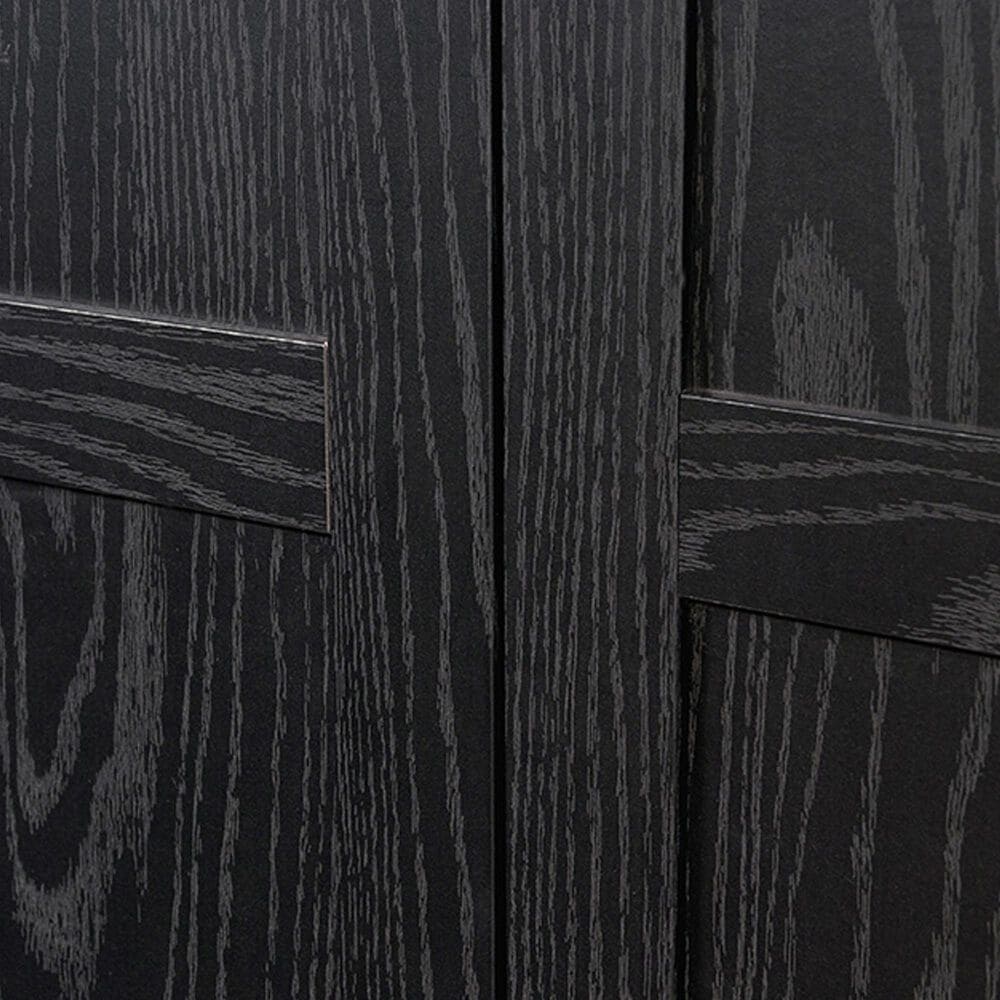 Sauder Select Collection 2-Door Storage Cabinet with Shelves in Black, , large