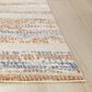 RIZZY Iconic ICO763 5"3" x 7"9" Neutral, Red and Blue Area Rug, , large