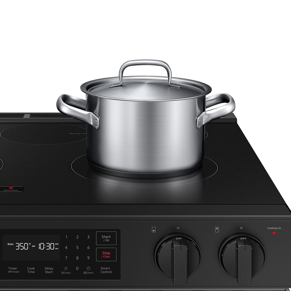 Samsung Bespoke Bespoke 6.3 Cu. Ft. Smart Slide-In Electric Smart Range with 5 Elements in Stainless Steel, , large