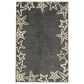Central Oriental Terrace Tropic Sandy Starfish 6"7" x 9"6" Stone and Snow Area Rug, , large