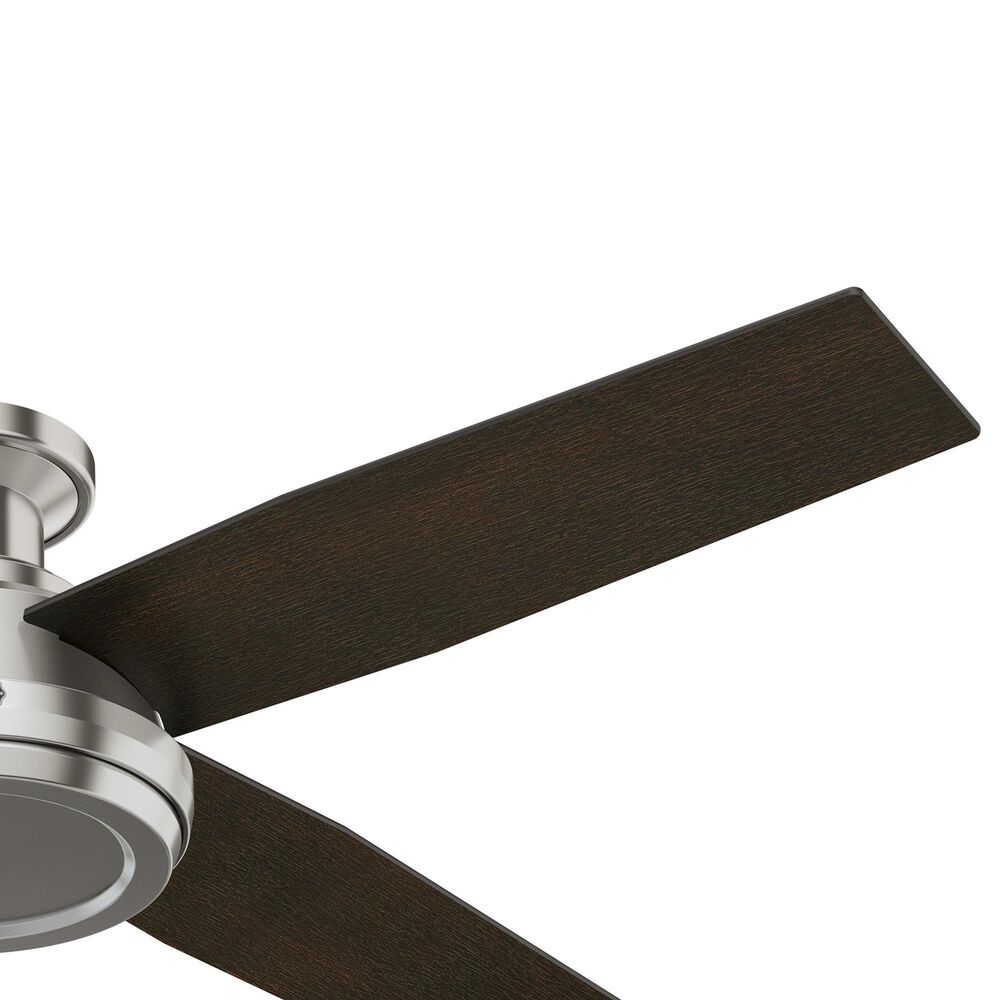 Hunter Dempsey 52&quot; Ceiling Fan in Brushed Nickel, , large