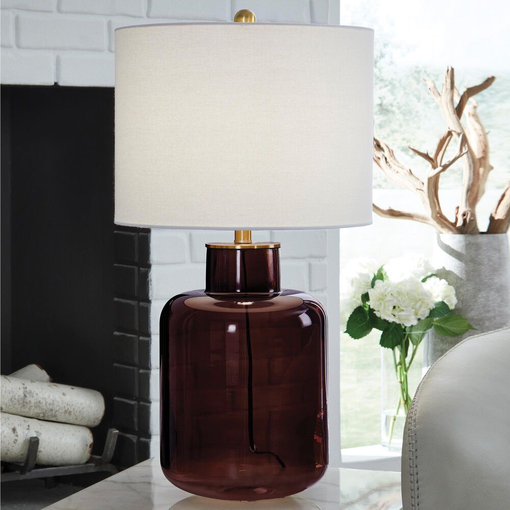 Ashley Mette Table Lamp in Brown and Gold, , large