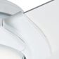 Hunter Stealth DC 54" Ceiling Fan with LED Light in Snow White, , large