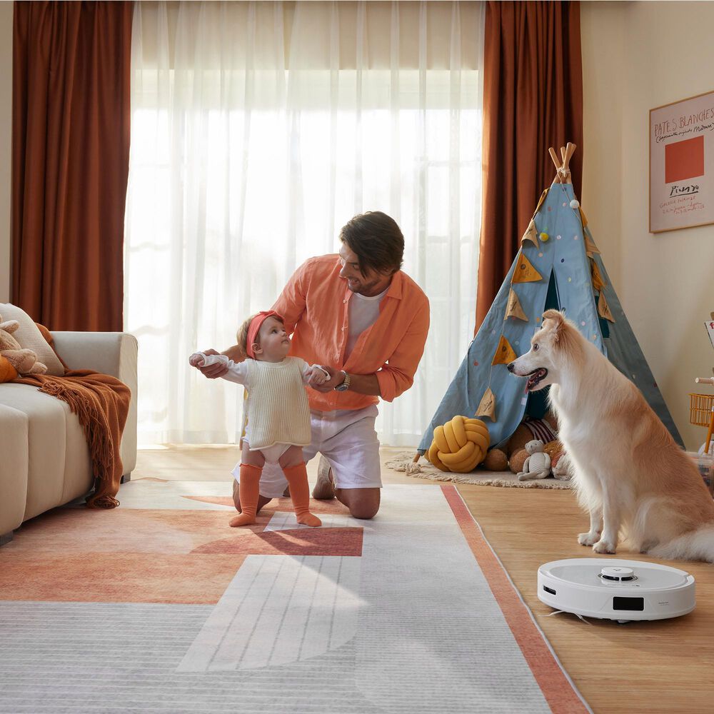 Roborock Q8 Max+ Robot Vacuum and Mop with Auto-Empty Dock in White, , large