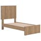 Ashley Gramburg 3 Piece Twin Platform Panel Bedroom Set in Warm Brown, , large