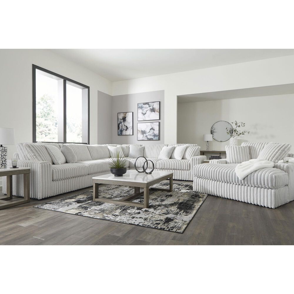 Ashley Stupendous Oversized Chaise in Alloy, , large