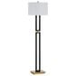 Renwil Theo Floor Lamp in Matte Black and Gold, , large