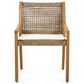 Hearth and Haven 7-Piece Outdoor Rectangular Dining Set with Cream Cushion in Teak, , large