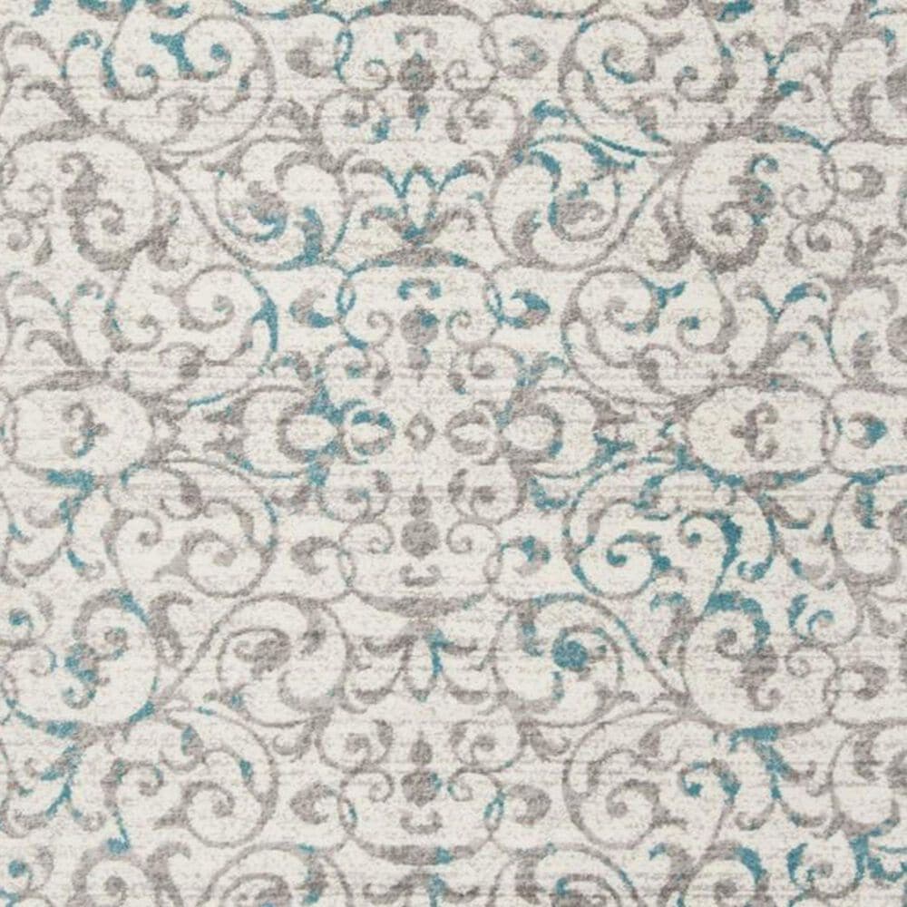 Safavieh Skyler SKY198D 2&#39; x 8&#39; Ivory and Blue Scatter Rug, , large