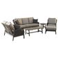 GatherCraft Cyrus 6-Piece Patio Conversation Set in Mystic Taupe, , large