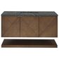 James Martin Vanities Marcello 48" Wall Mounted Single Bathroom Vanity in Chestnut with 3 cm Parisien Bleu Quartz Top and Rectangular Sink, , large